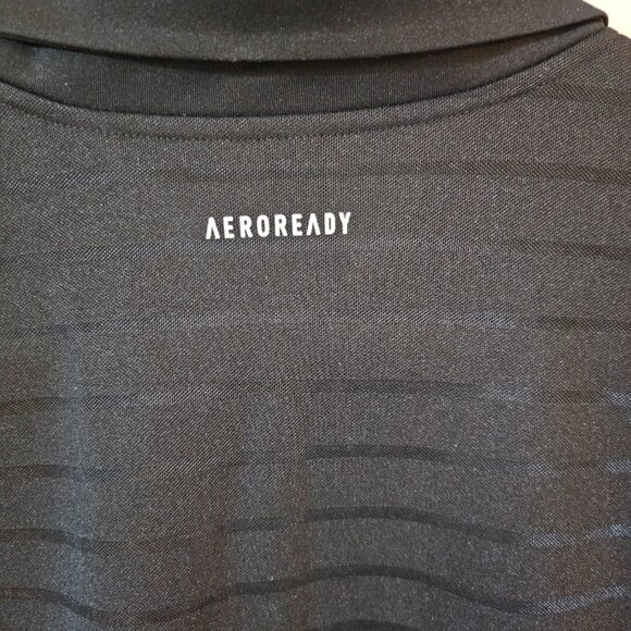 Adidas Men's Primegreen Striped Polo Shirt - Size L - Picture 3 of 6